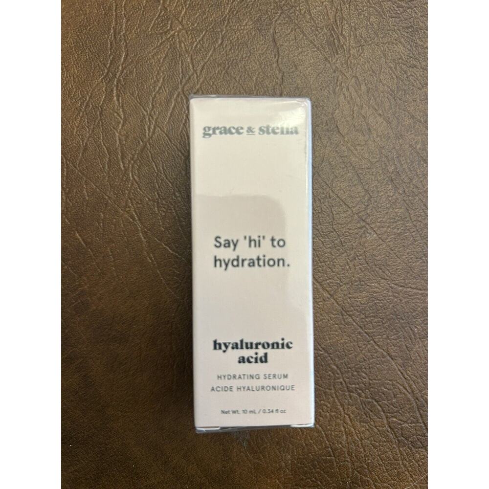 Grace & Stella Hyaluronic Acid Serum for Face, Hydrating Serum 10ml-New